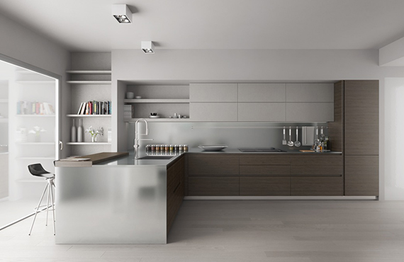 How to use the corner storage space effectively in your L-shaped modular kitchen?